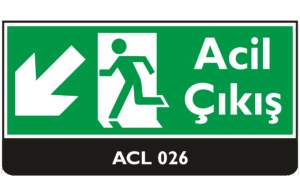 Acil Çıkış ACL026