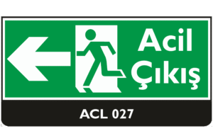Acil Çıkış ACL027
