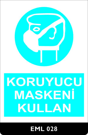 Koruyucu Maskeni Kullan EML028