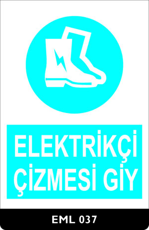 Koruyucu Çizmeni Giy EML037
