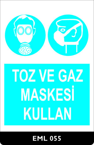 Toz ve Gaz Maskesi Kullan EML055