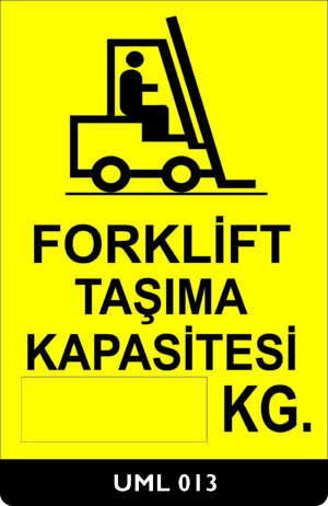Forklift Taşıma Kapasitesi UML013