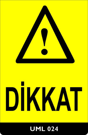 Dikkat UML024