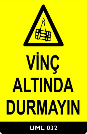 Vinç Altında Durmayın UML032