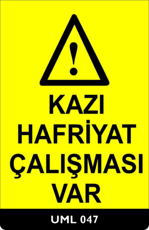 Kazı Hafriyat Çalışması Var UML047